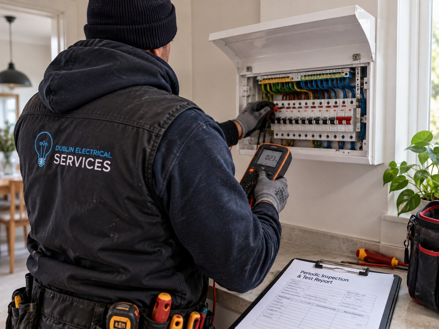 Electrical inspection and EICR testing in Cabinteely Dublin