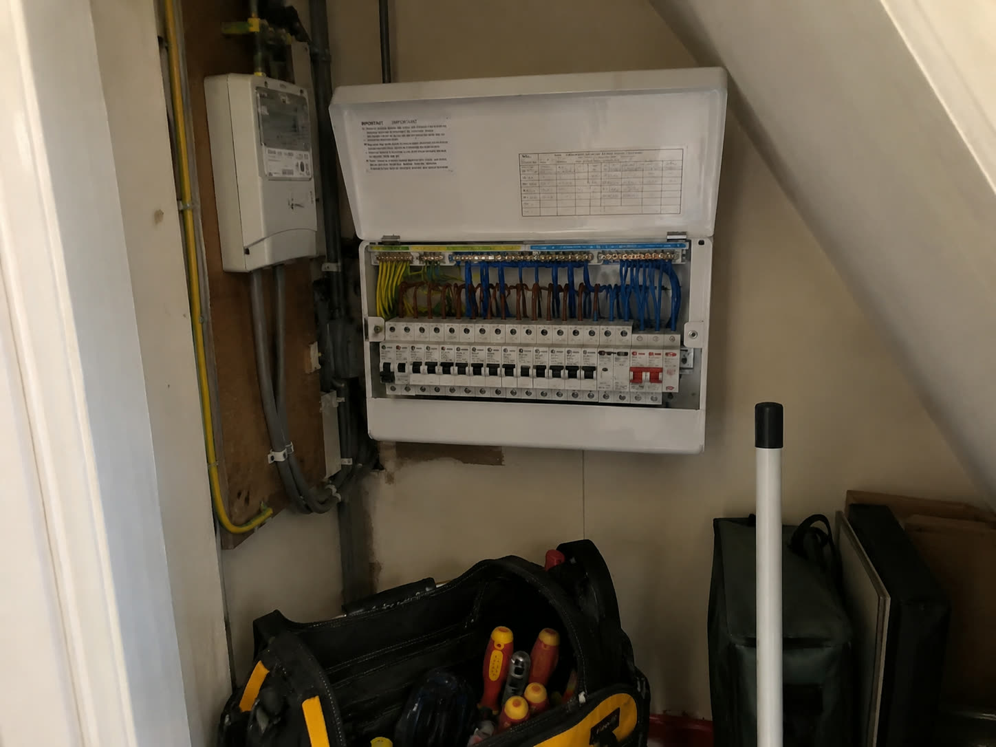 Fuse board upgrade completed at a home in Dún Laoghaire Dublin